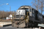 Another view of NS 6685 charging up the grade at Garnet Street